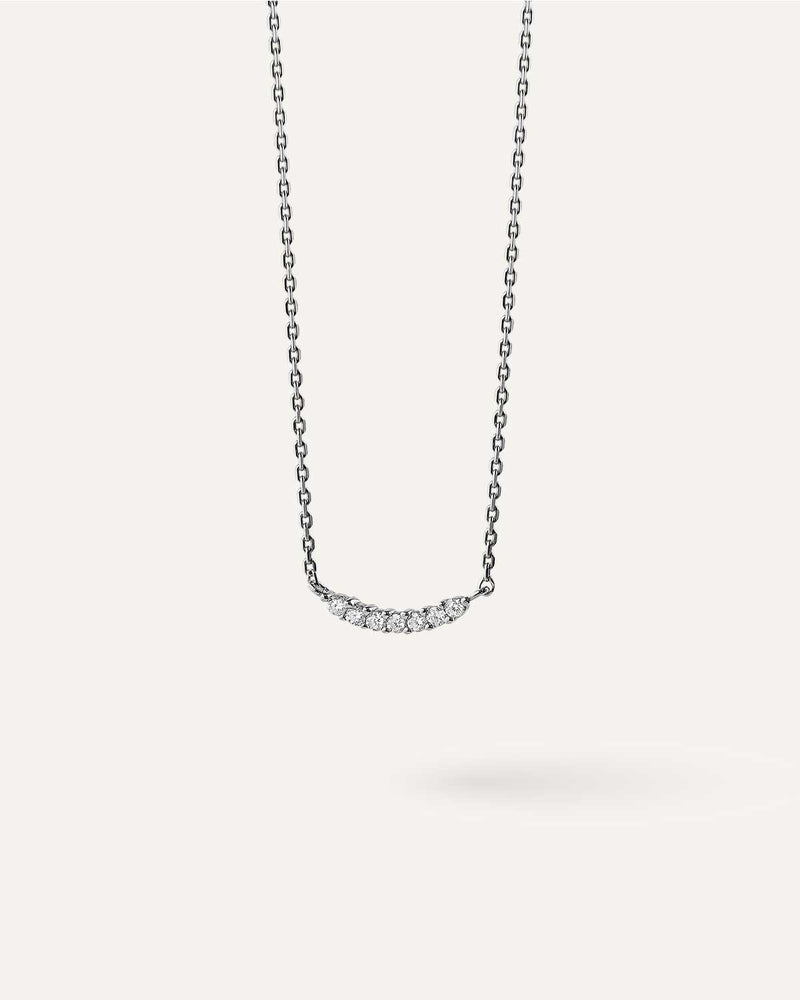 Pave Smile Necklace