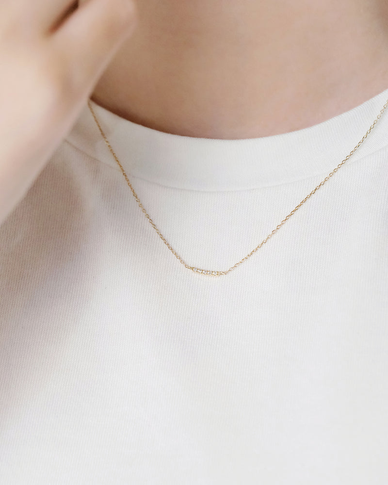 Diamond Smile Necklace