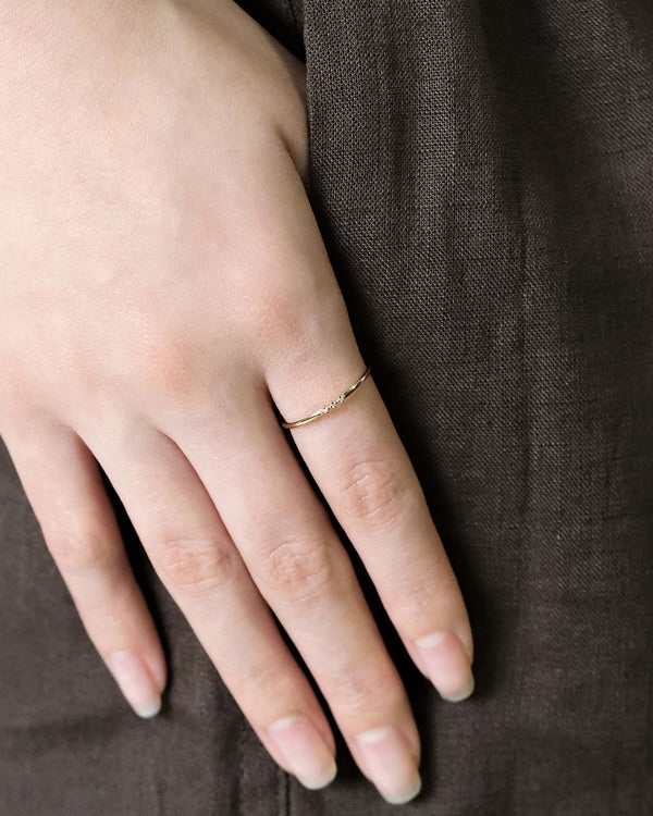 Slim Diamond Ring