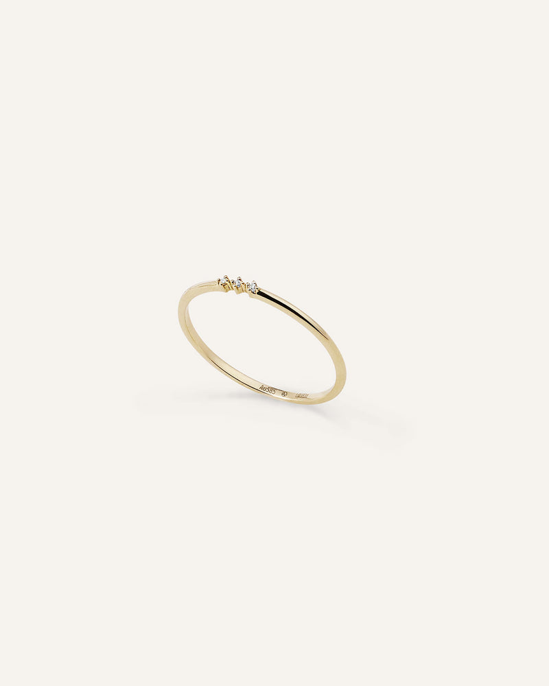 Slim Diamond Ring