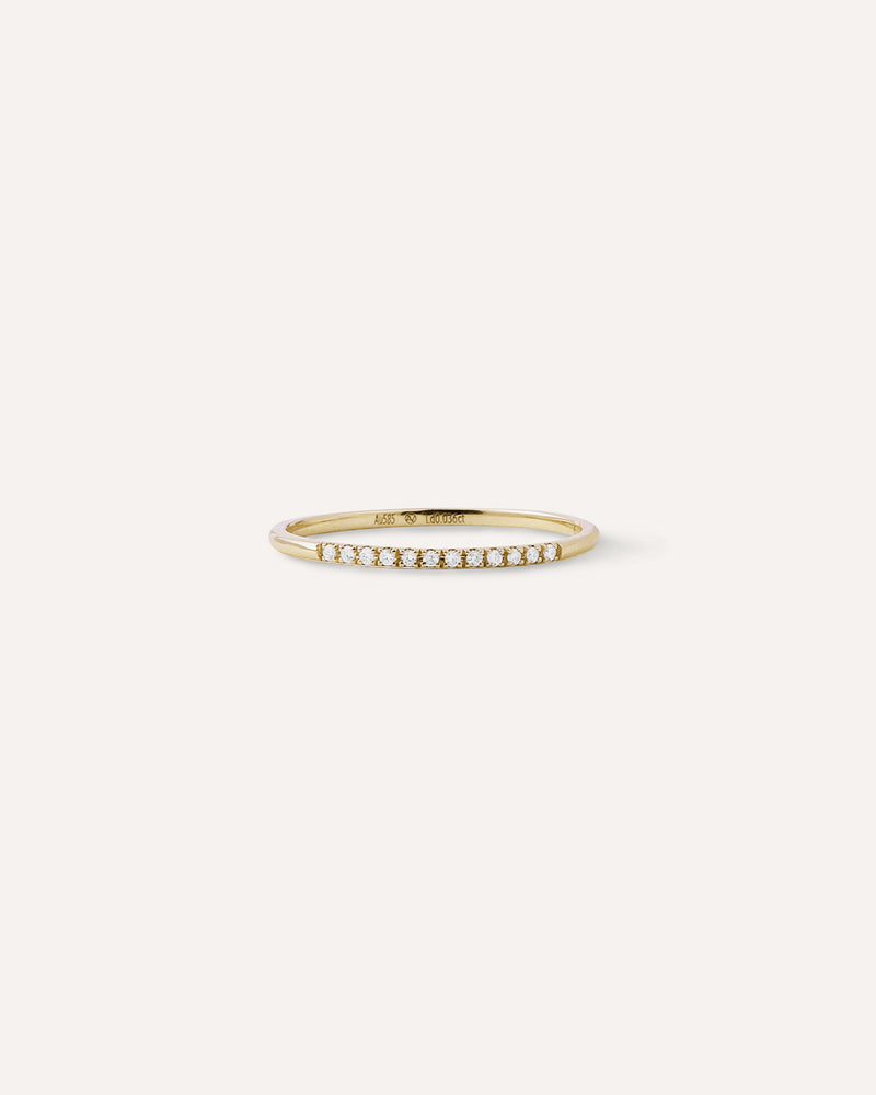 Pave Diamond Eternity Ring