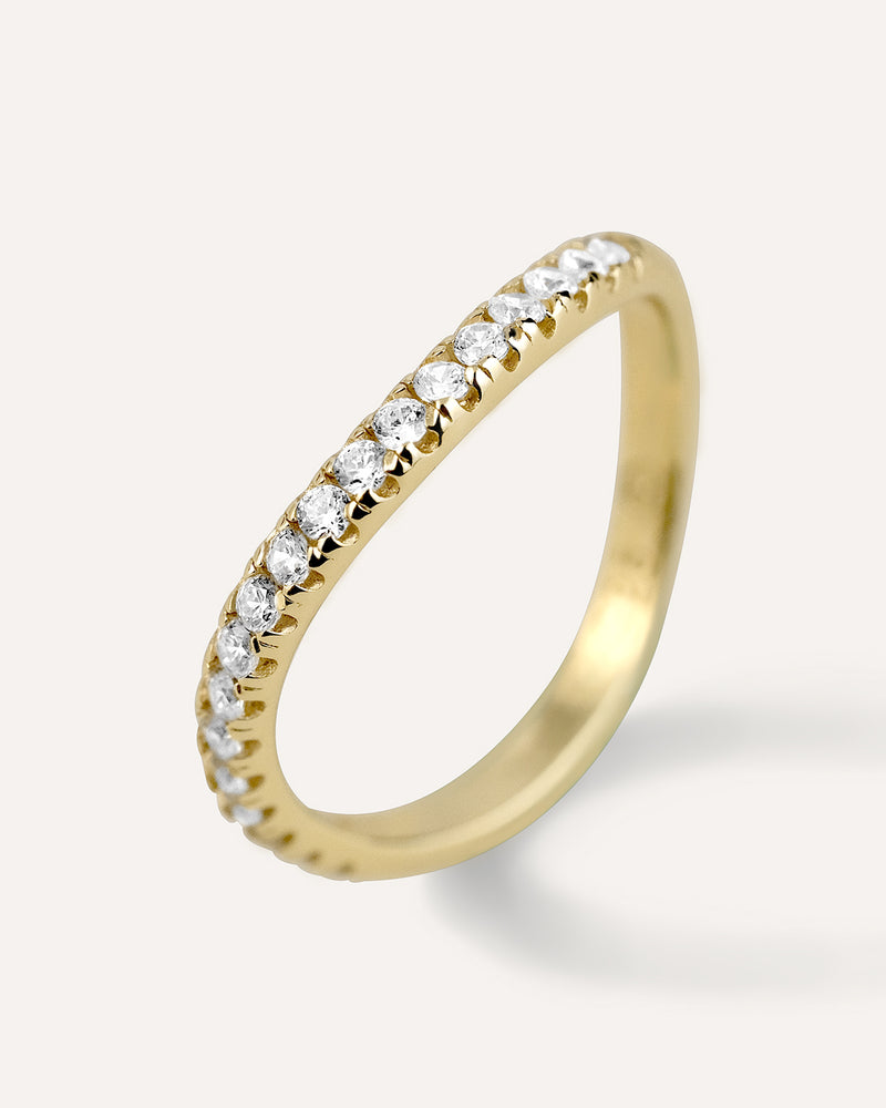 Flow Pave Ring