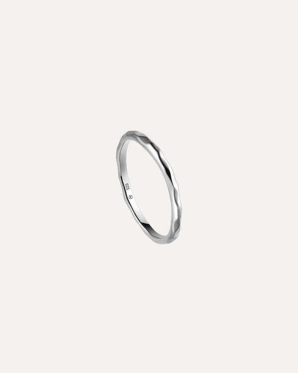 Hammered Thin Ring