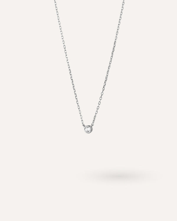 Infinite Bezel Necklace