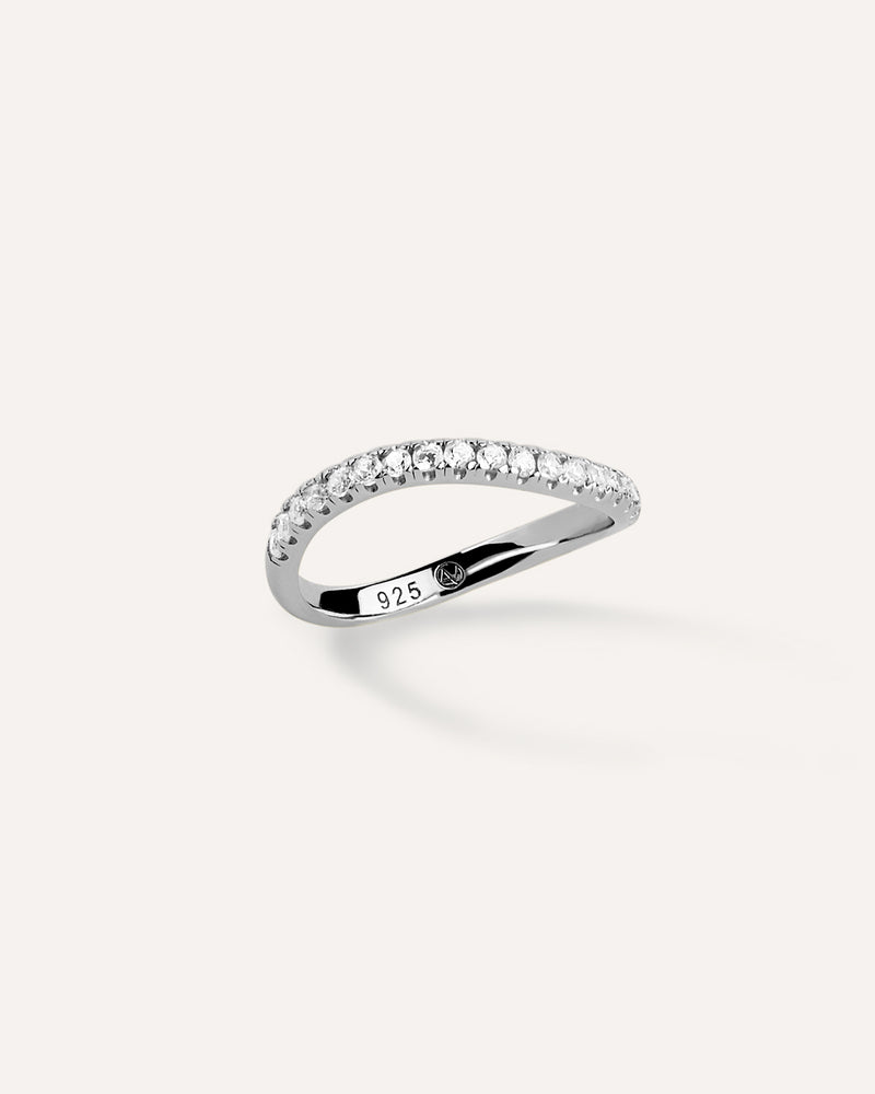 Flow Pave Ring