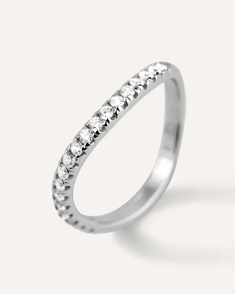 Flow Pave Ring