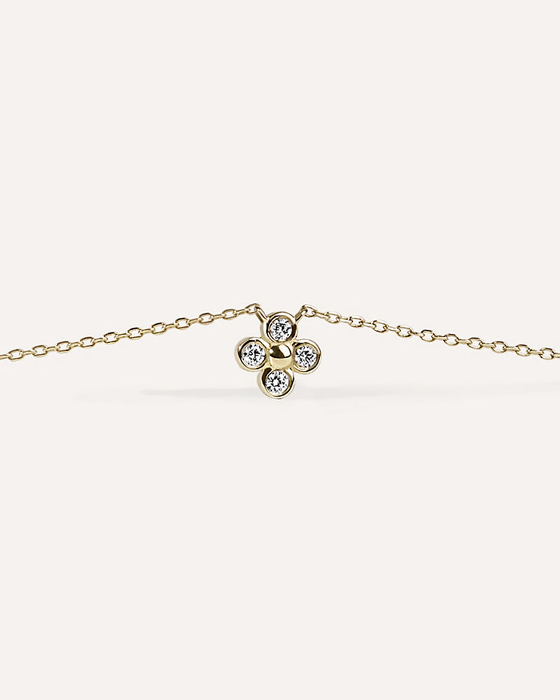 Four Leaf Clover Diamond Necklace